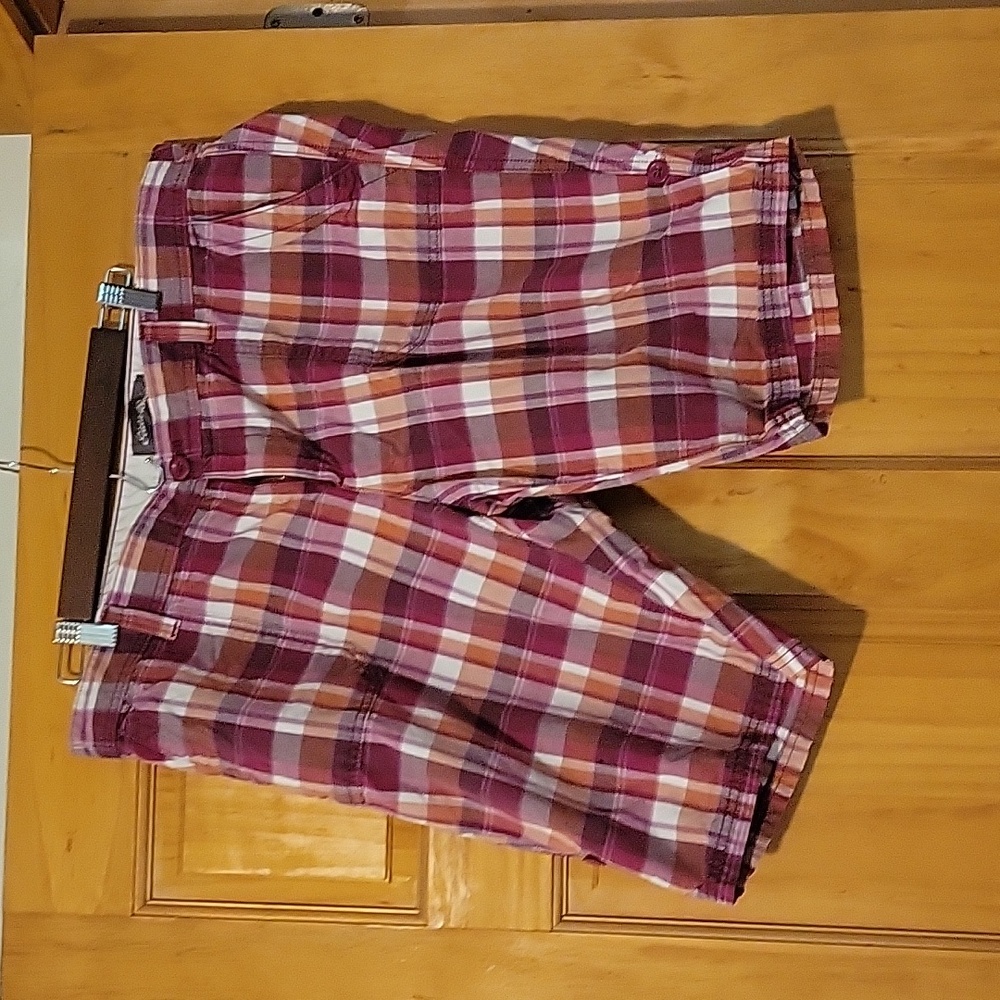 Eddie Bauer plaid shorts size 18